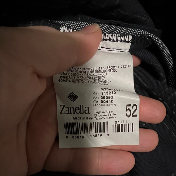 Zanella men dress pants, gray, size 52 - Picture 6 of 6